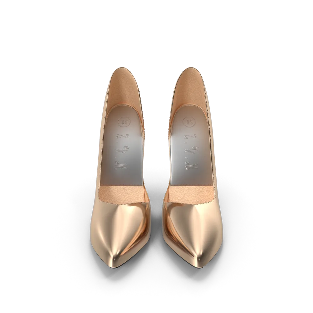 Zapatillas Doradas Mujer